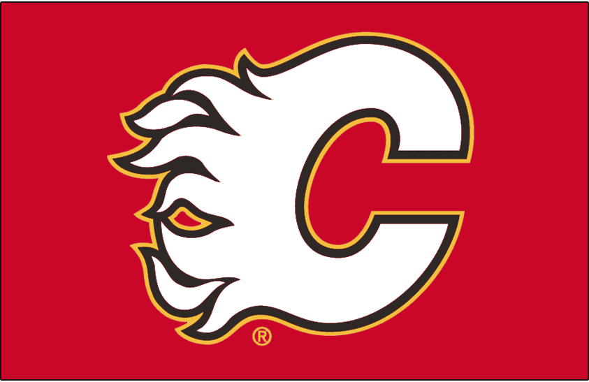 Calgary Flames 1994 95-1999 00 Jersey Logo iron on paper